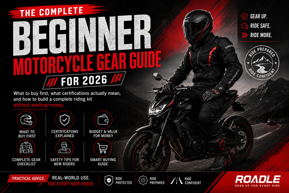 The Complete Beginner Motorcycle Gear Guide for 2026