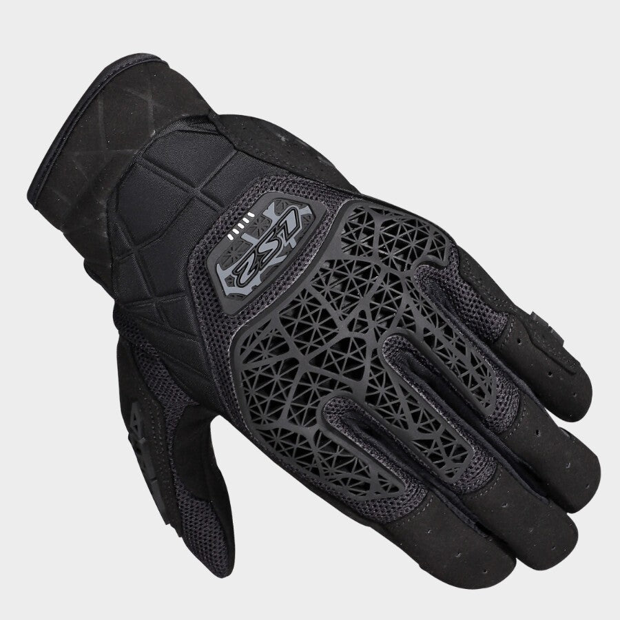 LS2 All Terrain II Riding Gloves in Black Color, Most comfortable CE Certified Mesh Gloves, Best Riding Gloves for Bikes in India, LS2 Gloves for Bike Riders for Indian Bikes and Indian Roads travelling for road trips, long touring and adventure tours
