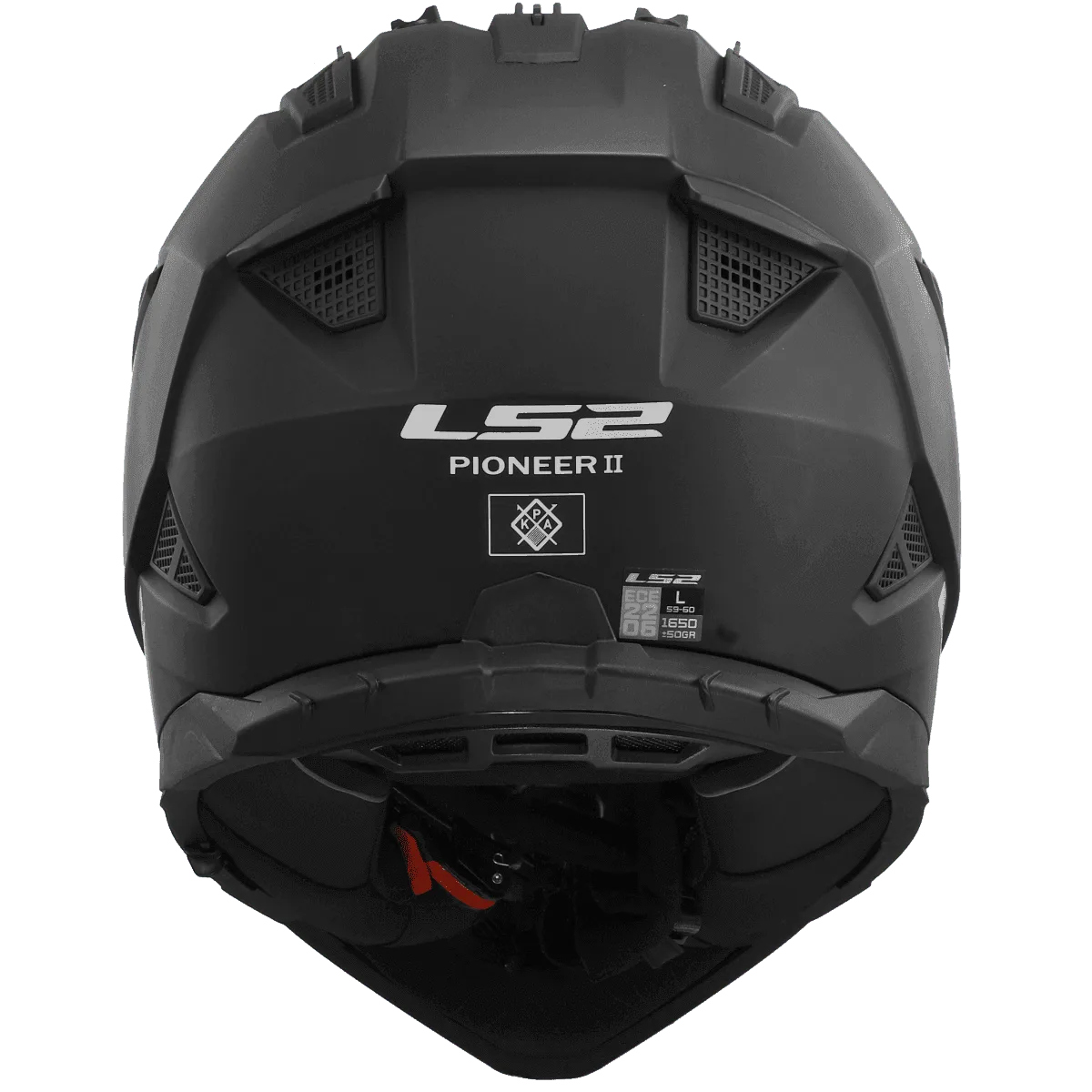 LS2 MX436 Pioneer 2 Solid Matt Black Dual Sports Helmet, Best Helmets in India for Indian Bike Riders, Best Helmet for Long Touring, Road trips, urban city riding