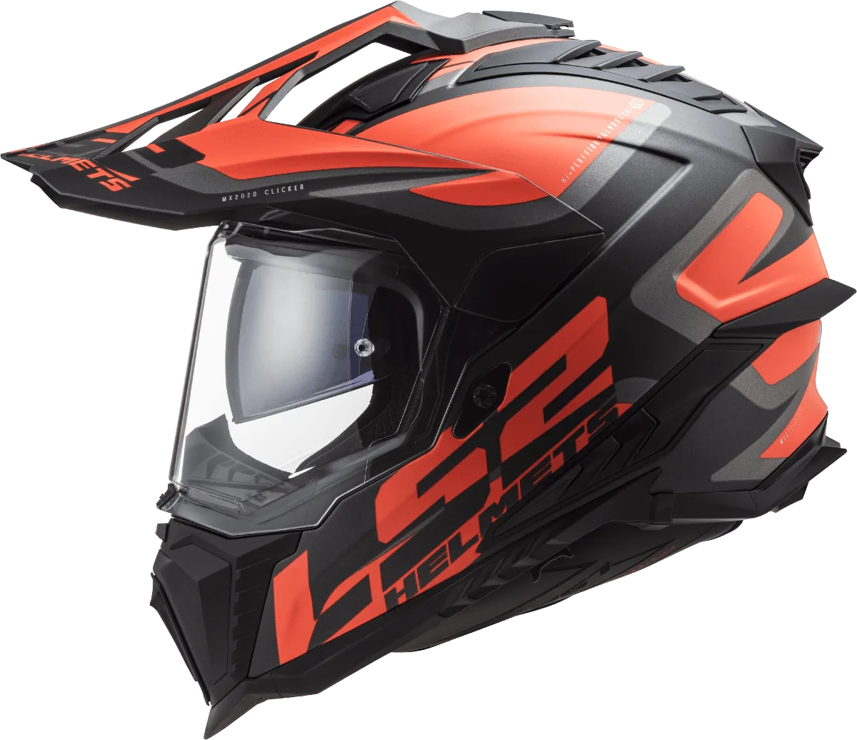 Ls2 Mx701 Explorer Alter Matt Black Fluo Orange Dual Sports Helmet, best motorcycle bike helmet in india