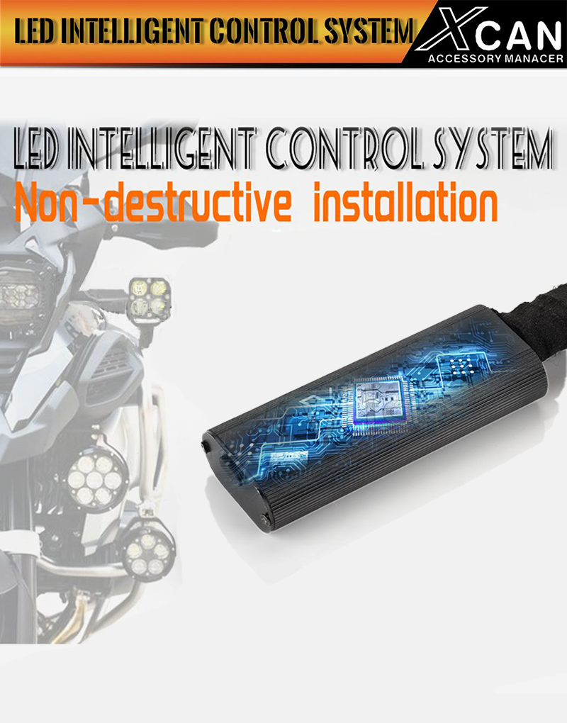 Motorfans BMW X-CAN LED Light Control System for BMW GS/GSA Models