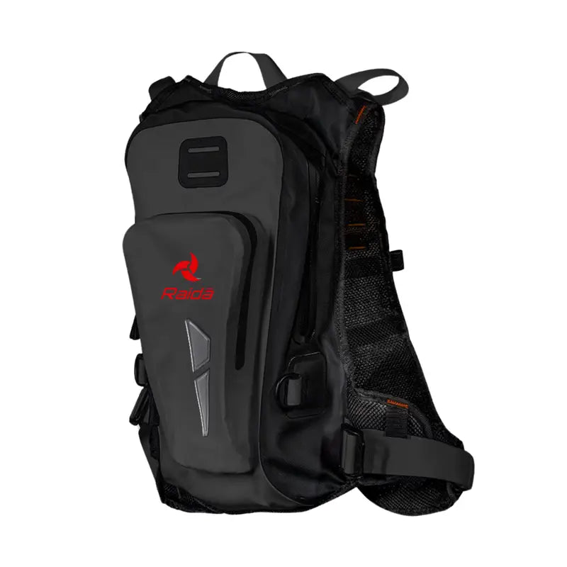 Raida Dryporter Waterproof Hydration Backpack in Black Color – 10L Ipx5 Dry Bag With Tool Kit Pouch, Best Hydration Backpack in India, Hydration Bag for Bike Riders, Water Bag for Bike Riders for long touring, Road trips, bike rides