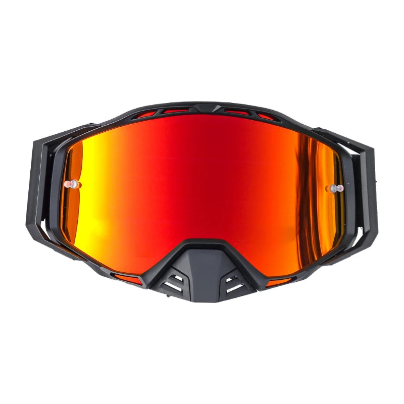 Raida Trailcraft Eyewear Anti-Fog Goggle with red visor – Ce Certified Uv400 Goggles With Otg Fit For Off-Road Riders, Best Goggles for Bike Riders, Best Anti Fog Goggles in India, Goggles for Long touring, road trips, long tours, Riding Goggles for indian bikes