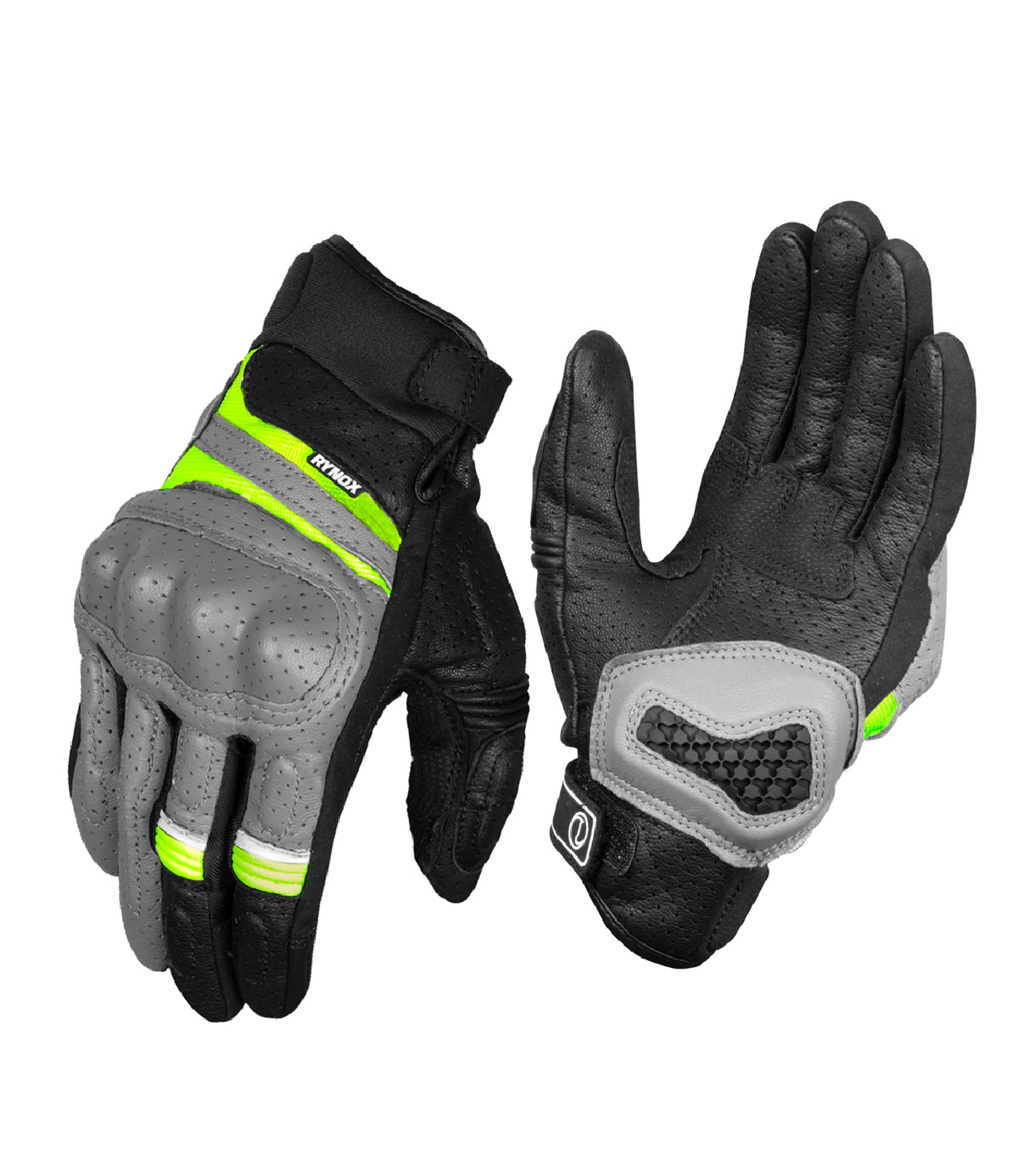 Rynox Air GT SP Touring Gloves Black Grey Green- All-Rounder CE Certified Motorcycle Riding Gloves, Best Riding Gloves in India, Rynox Riding Gloves under 3000, Best quality bike gloves for safe riding for indian motorcycles