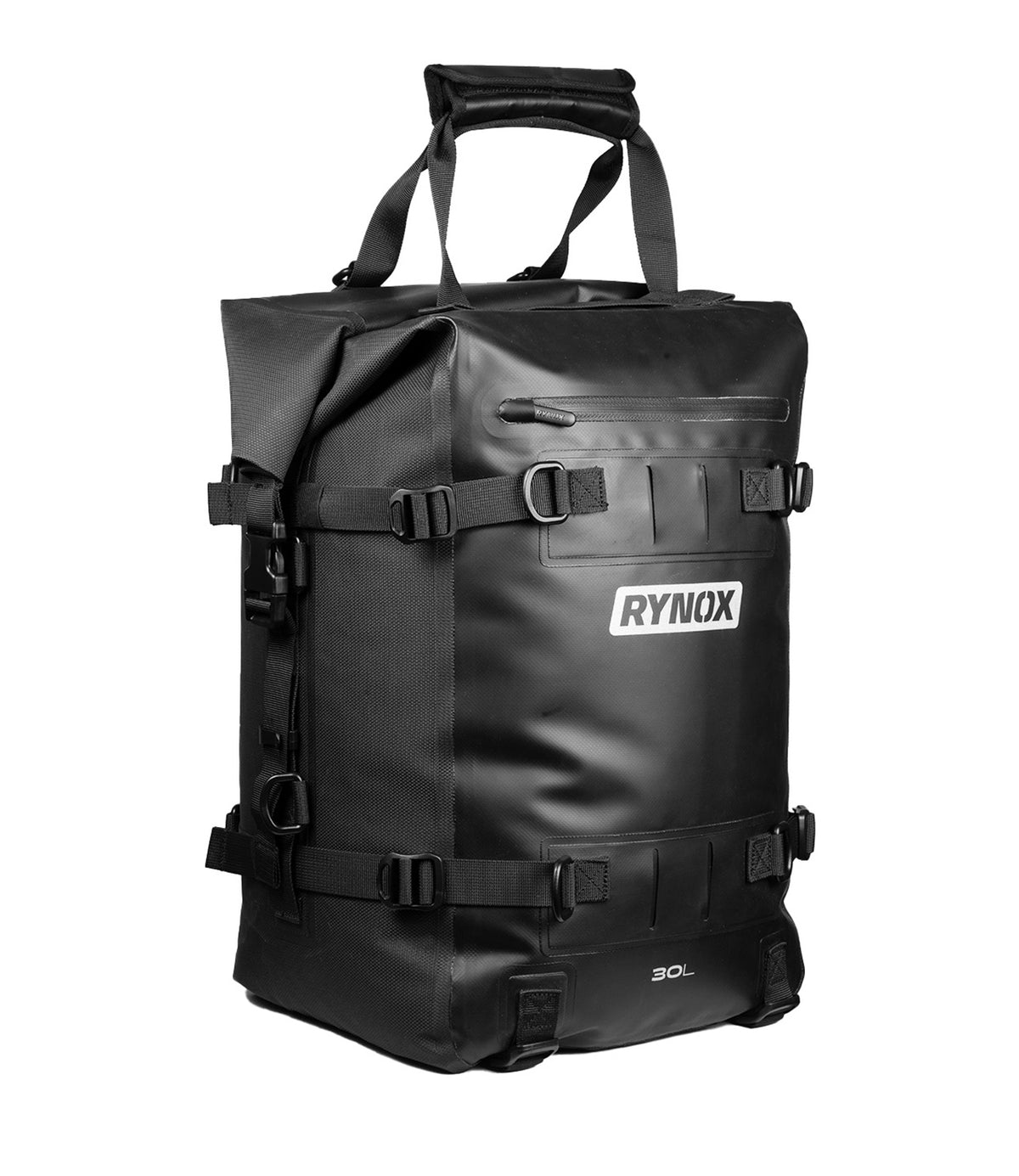 Rynox Luggage Stacker Stormproof Universal Motorcycle Tail Bag -  Waterproof Touring, Cargo & Sling Bag, Best Luggage Stacker for Bikes, Best Tail Bag for Bike RIders for Roadtrips, Long touring. This Dry Bag is Waterproof widely used for all Indian Bikes.