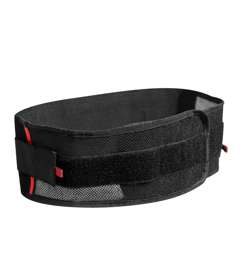 Rynox Lumbar Support Belt in Black color - Adjustable & Comfortable for Long Rides, Best Lumbar Belt for bike riders in india, Back Support belt for road trips, long touring to get rid of back pain for bike riders for Indian Motorcycle bikes