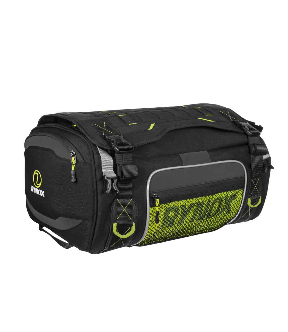 Rynox Navigator Tail Bag 50L - Modular Adventure Motorcycle Luggage, Best Tail Bag for Green Black color, Best Bikes in India for road trips, moto touring, long rides