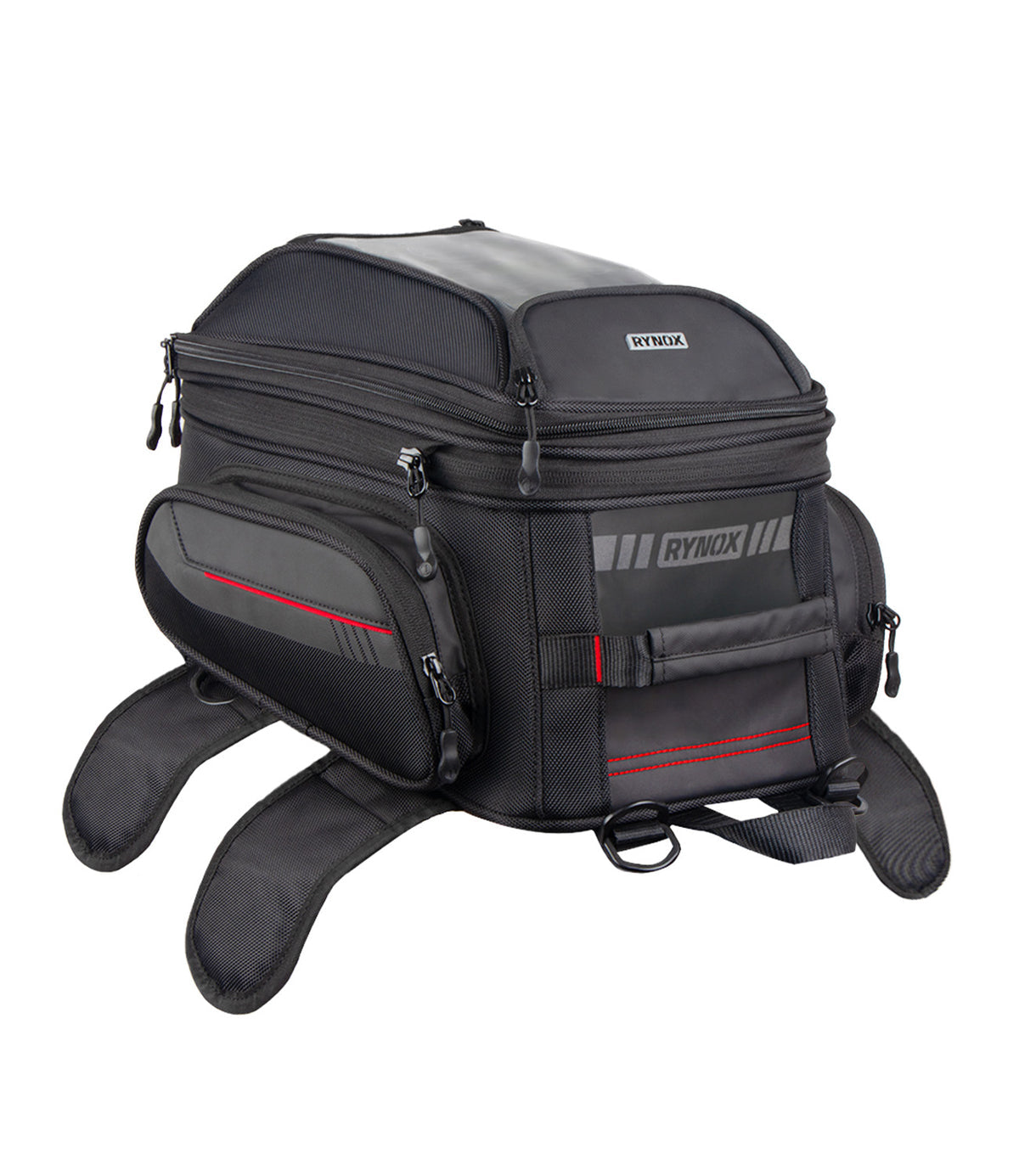 Rynox Optimus 3 Tank Bag 21L Black Color - Versatile, Waterproof & Hassle-Free Motorcycle Magnetic Luggage Bag, Best Luggage Bag for Bike Riders, Best tank bag for bikes in india for road trips, long touring, adventure tours,