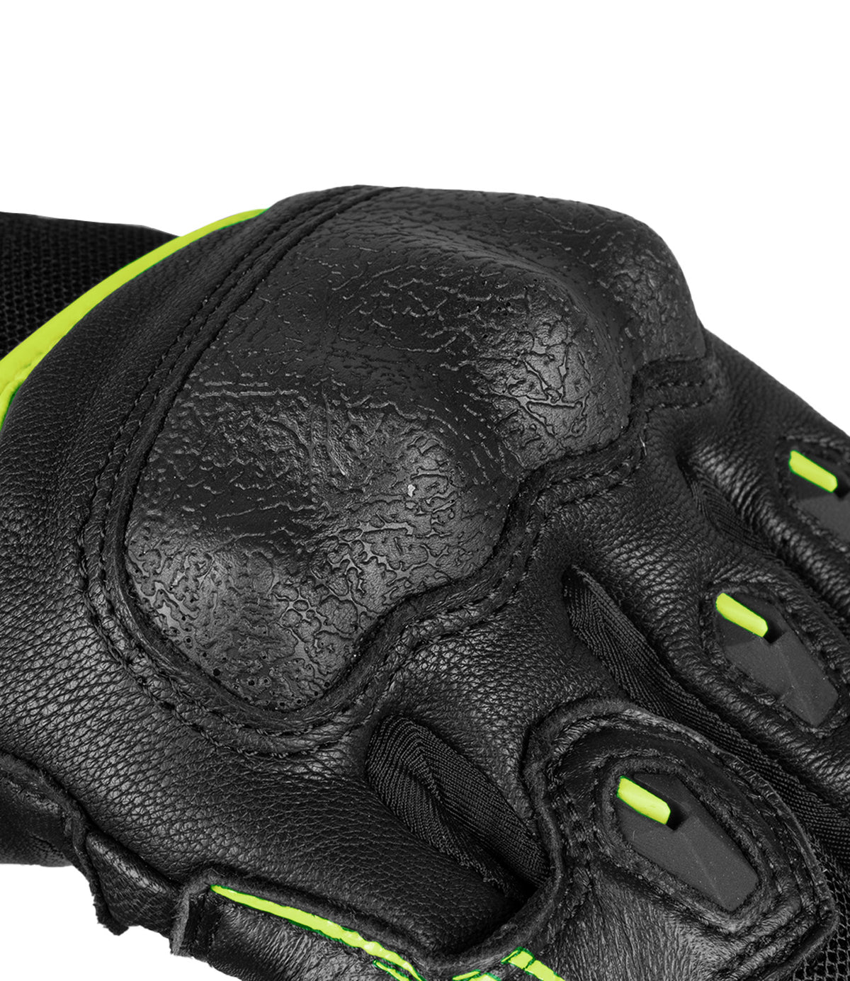 Rynox Tornado Pro 4 Riding Gloves - Black Yellow Color, Best riding gloves in India are made of Leather, D3O Protection & Touchscreen Friendly. Best Bike Gloves for road trips, long touring and specially made for indian bikes