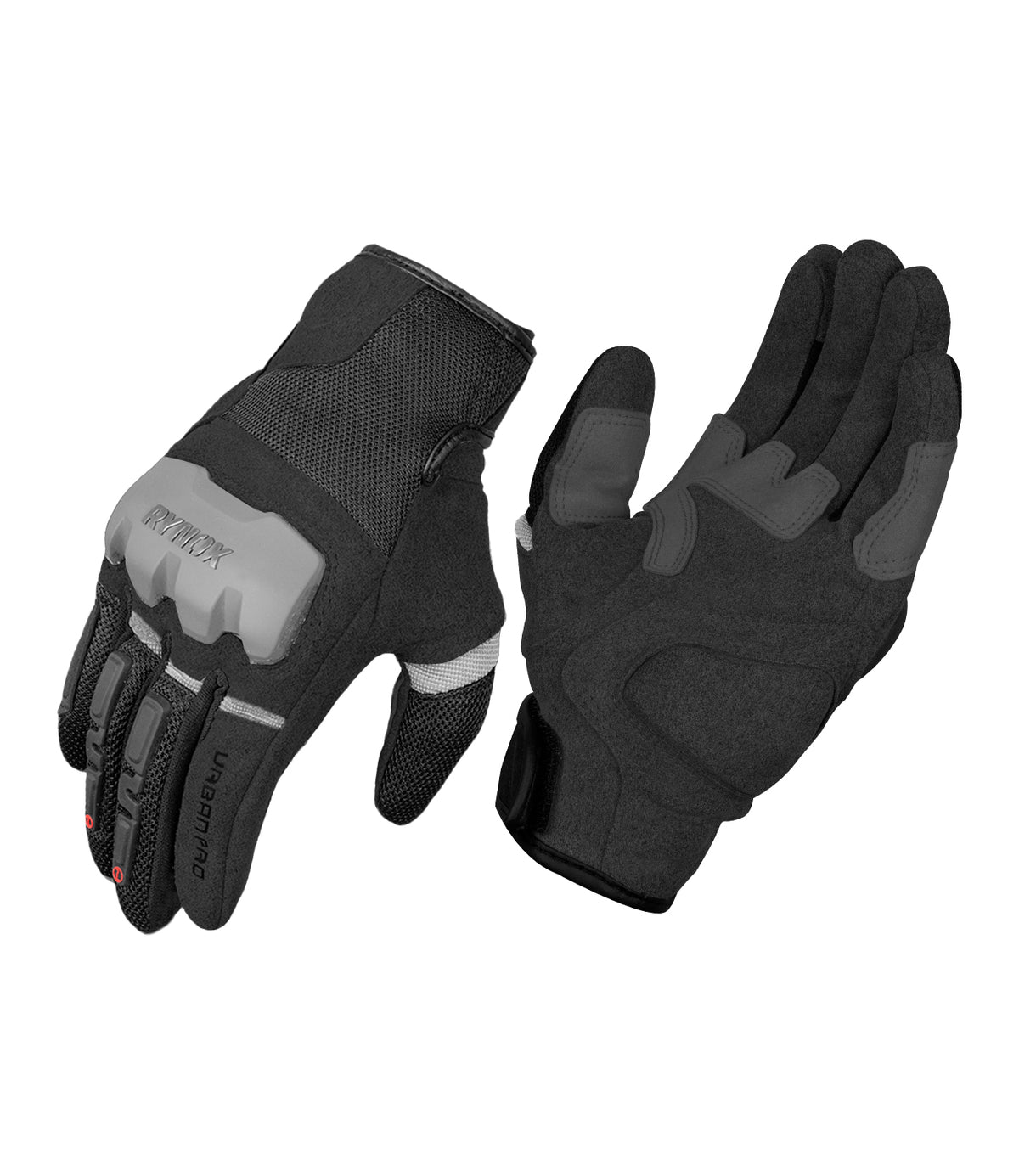 Rynox Urban Pro 2 Gloves in black grey color – Mesh Riding Gloves for  bike riders, Best Riding Gloves in India for Indian Roads, Indian Motorcycles