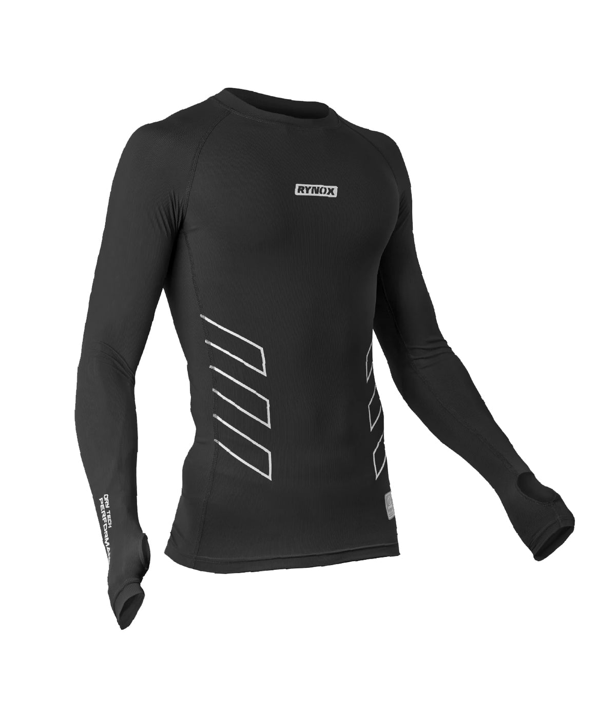 Rynox Vapour Pro Performance Layer Black color - Upper BaseLayer, Inner Base layer for bike riders, Best Inner wear performance layer in India for Indian Men Riders for road trips and long touring