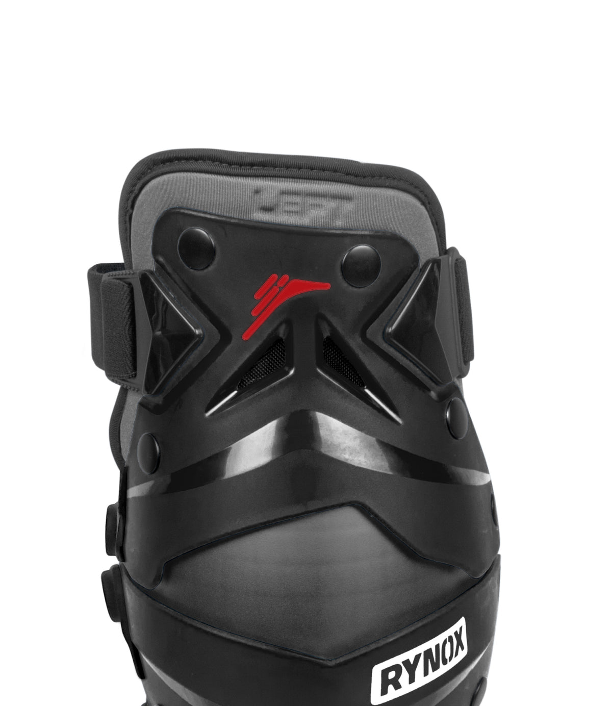 Rynox Bastion Bionic Knee Guards Black Red - Advanced CE Certified Motorcycle Knee Protection, Best Knee Guards in India, Rynox Knee Guards for Indian Bikes, Best Knee Guards for Touring and long road trips, High safety and best quality motorcycle guards for bikes in inda