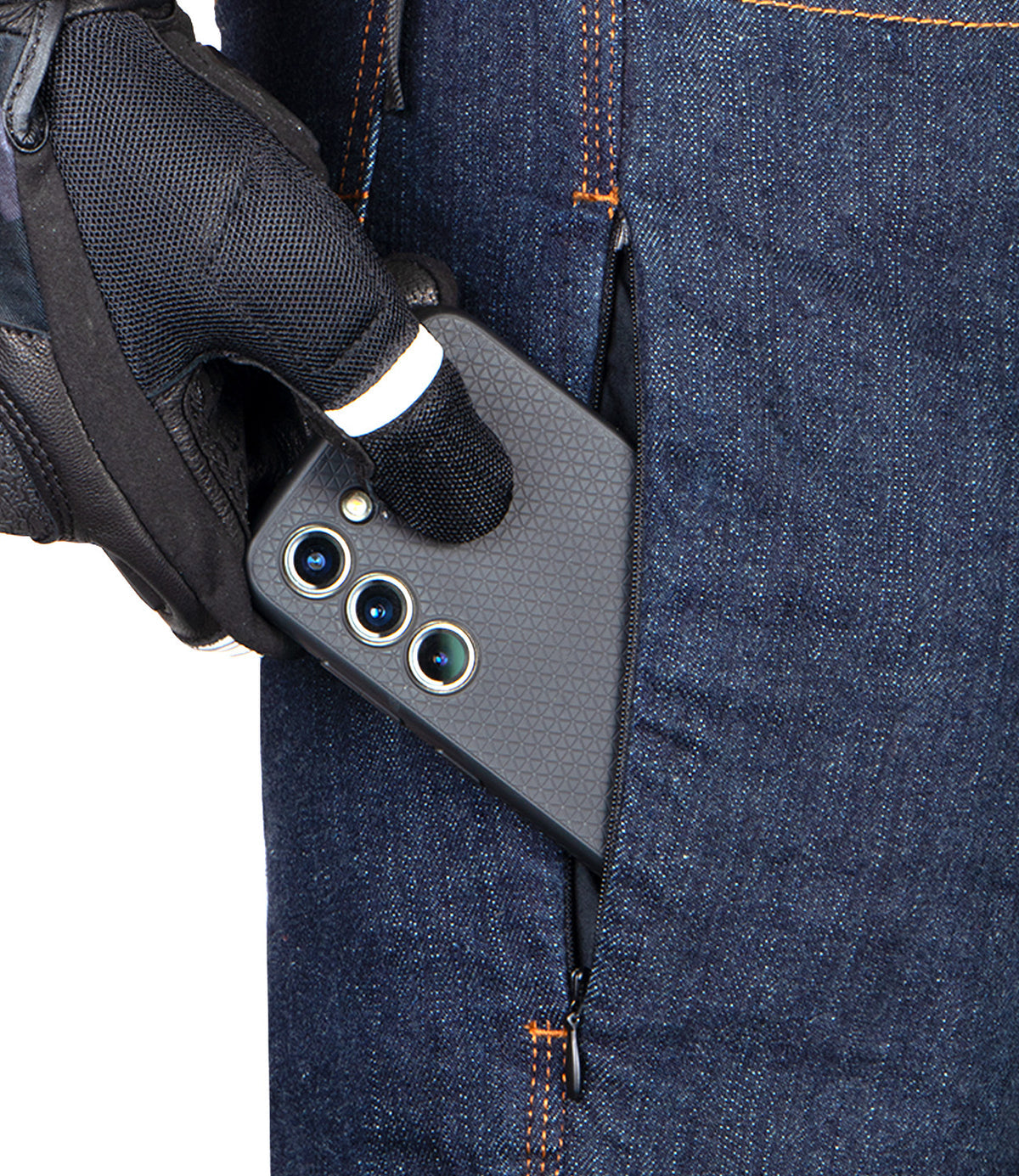 Rynox Downtown Pro Riding Pants for Long Touring - Motorcycle Jeans with D3O®️ Protection & DuPont Kevlar Liner, Best Riding pants in india for indian roads, motorcycle jeans with safety protection for long touring and road trips for indian bikes and motorcycles.