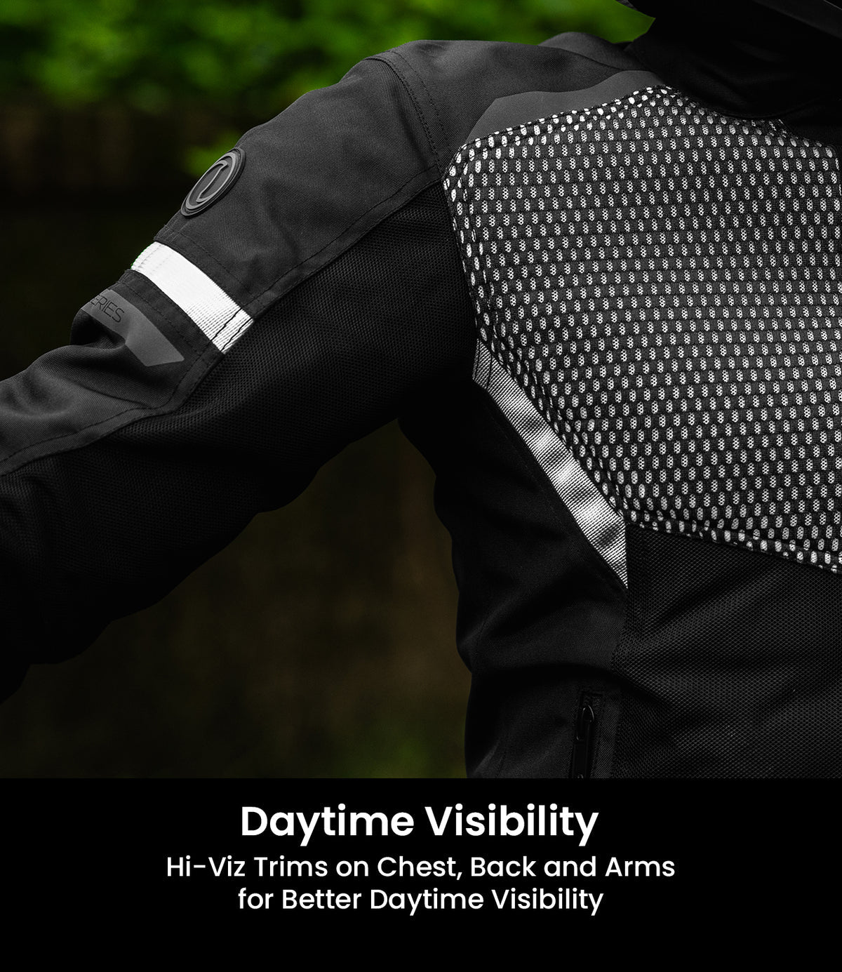 Rynox Helium GT 3 Riding Jacket in Black Grey Color - Lightweight CE Level 2 Certified Mesh Jacket, Best Riding Jacket in India, Mesh jacket for Bike Riders, Best Bike Jacket for Road Trips, Long Touring, Motorcycle Tours,