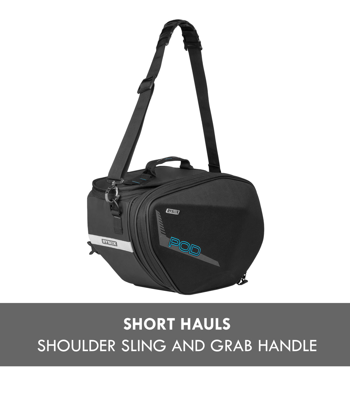 Rynox Pod Saddle Bag 52L | Expandable Stormproof Motorcycle Touring Luggage Bag, Best saddle bag in india, Best Bike luggage bag under 5000 for indian bikes especially made for long touring and road trips for bike riders