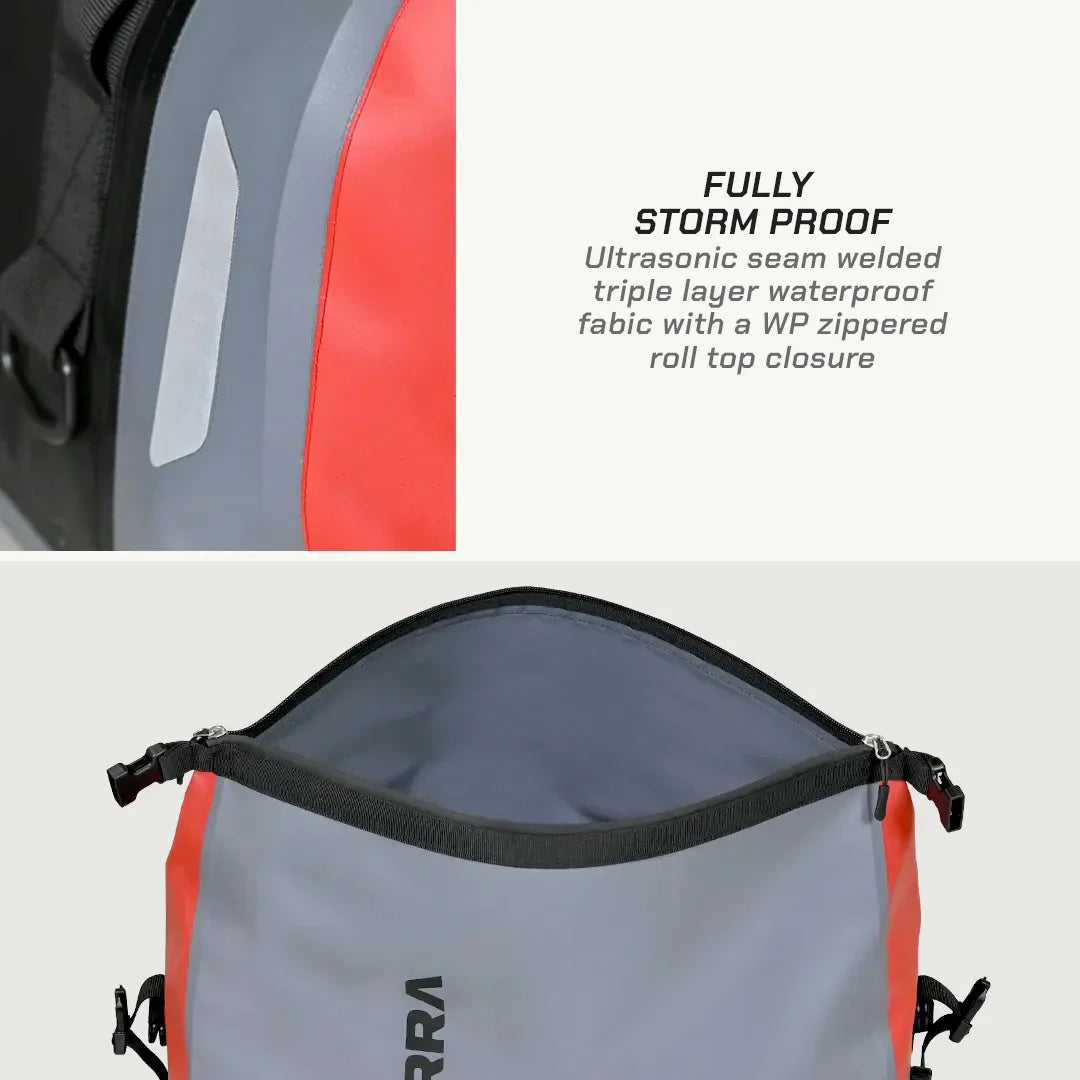 ViaTerra DryBag 55L - 100% Waterproof Motorcycle Tailbag (Universal)