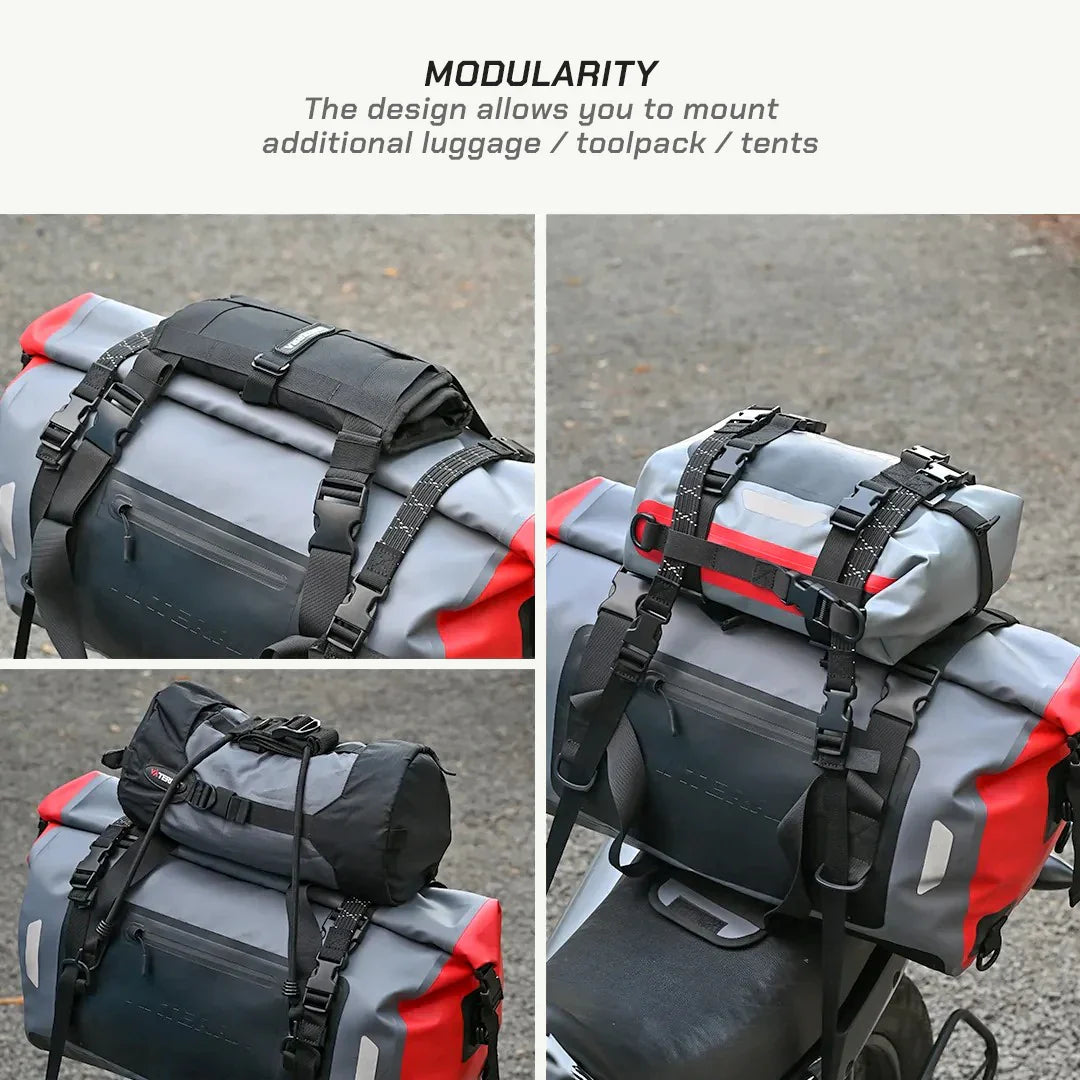 ViaTerra DryBag 55L - 100% Waterproof Motorcycle Tailbag (Universal)