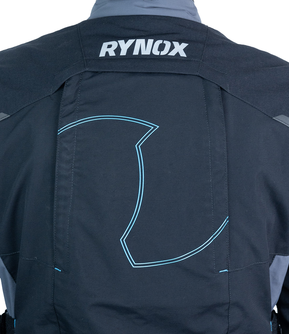 Rynox Advento Pro ADV Riding Jacket in Black Blue Color | CE Level 2 Protection, Lightweight & All-Terrain Touring Jacket, Best Riding Jacket in India for Bike Riders for Indian Roads, Best Touring Jacket for Road Trips and Long Touring specially designed for Indian Motorcycle Bikes