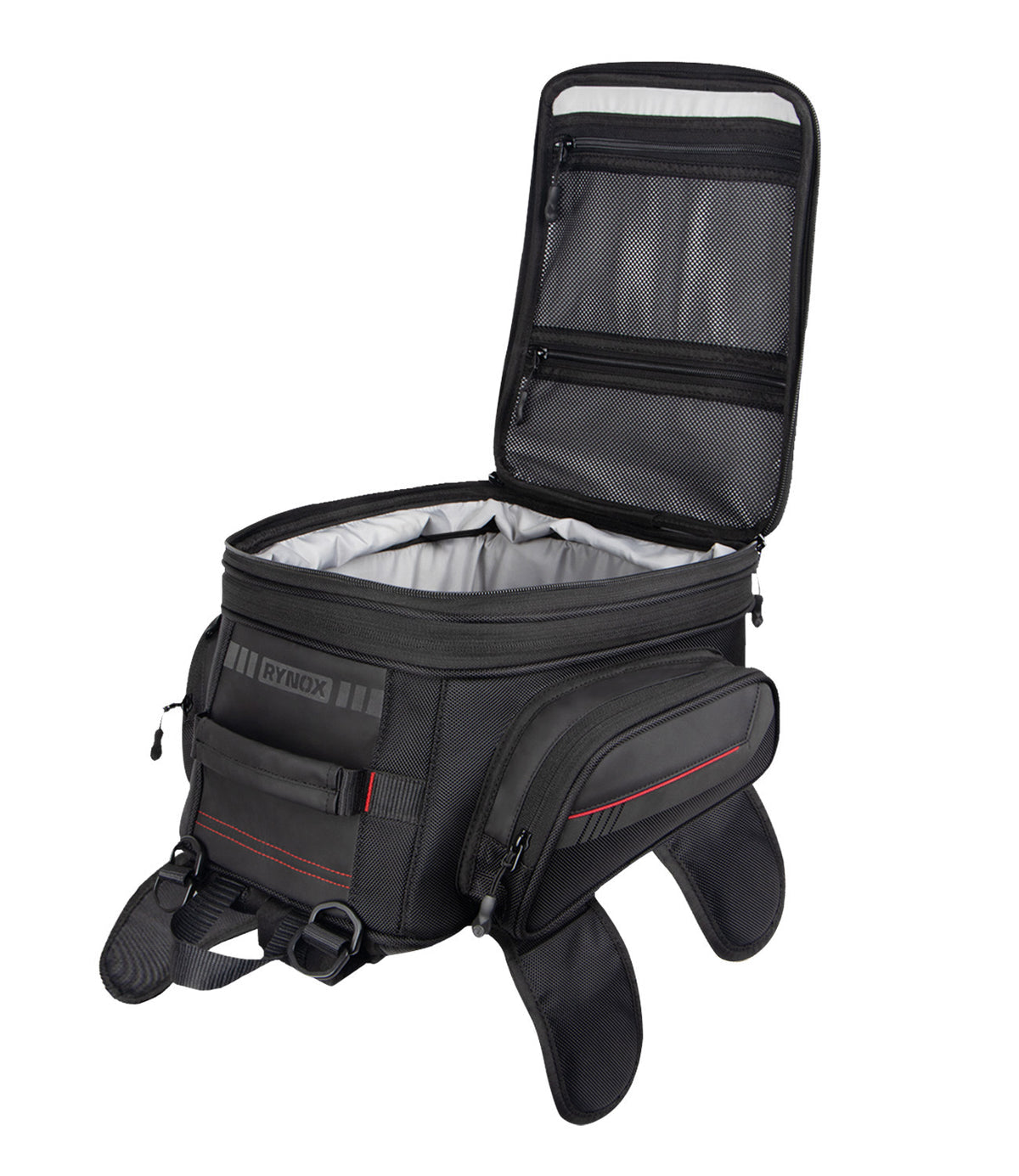 Rynox Optimus 3 Tank Bag 21L Black Color - Versatile, Waterproof & Hassle-Free Motorcycle Magnetic Luggage Bag, Best Luggage Bag for Bike Riders, Best tank bag for bikes in india for road trips, long touring, adventure tours,