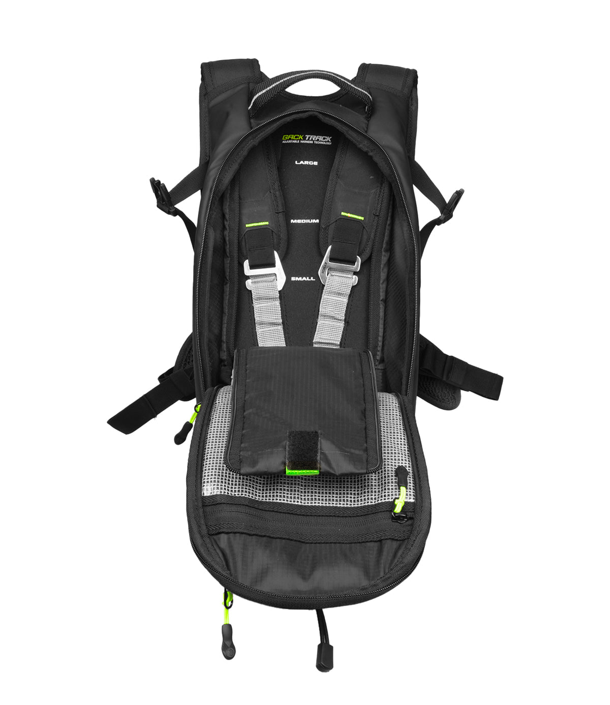 Rynox Navigator Hydration Backpack in Black Green color - Versatile Outdoor Adventure Gear, Durable & Hydration-Ready, Best Hydration Backpack sack in India for long touring, road trips and adventure tours,