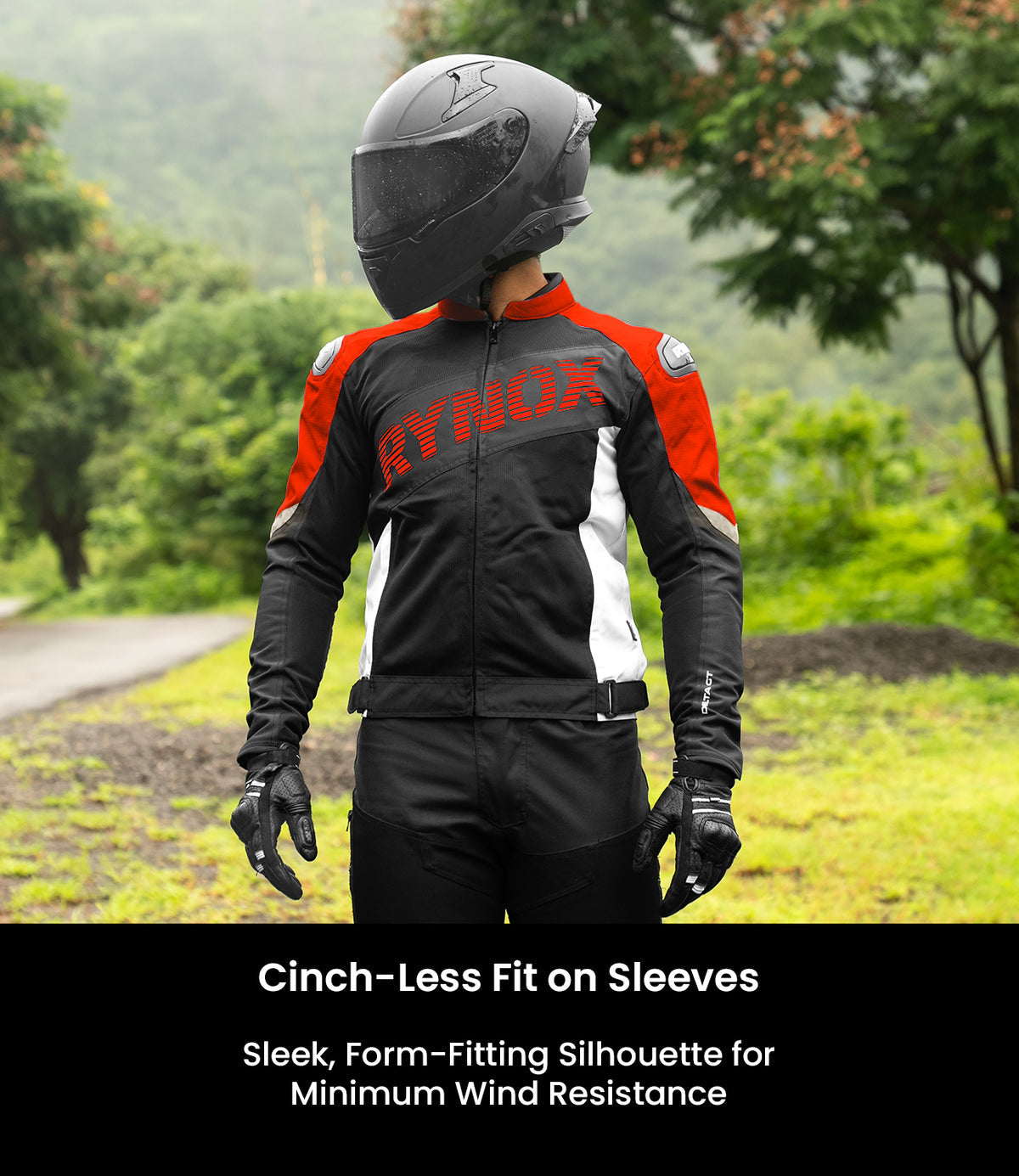 Rynox DELTA GT Sports Riding Jacket in Red Black Color | CE Level 2 Protection, Moto Sport Touring & Summer Mesh Ventilation, Best Riding Gear in India, Best Riding Jackets for Bike riders made for Indian Roads. Motorcycle Jackets for Long touring and road trips