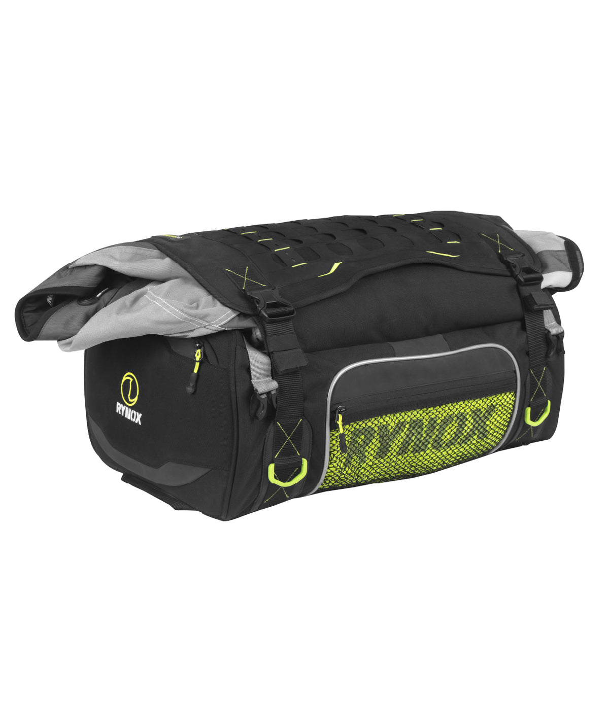 Rynox Navigator Tail Bag 50L - Modular Adventure Motorcycle Luggage, Best Tail Bag for Green Black color, Best Bikes in India for road trips, moto touring, long rides