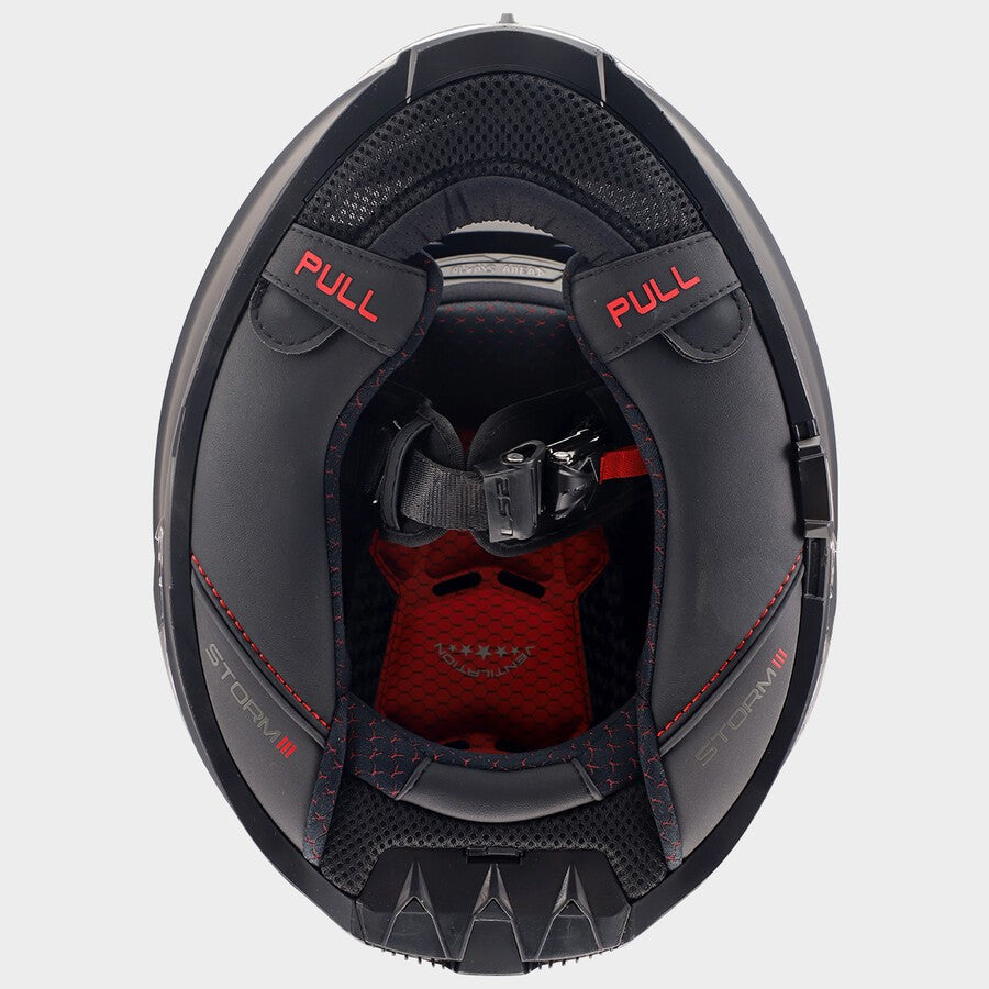 LS2 FF818 STROM III Sporty White Red Blue