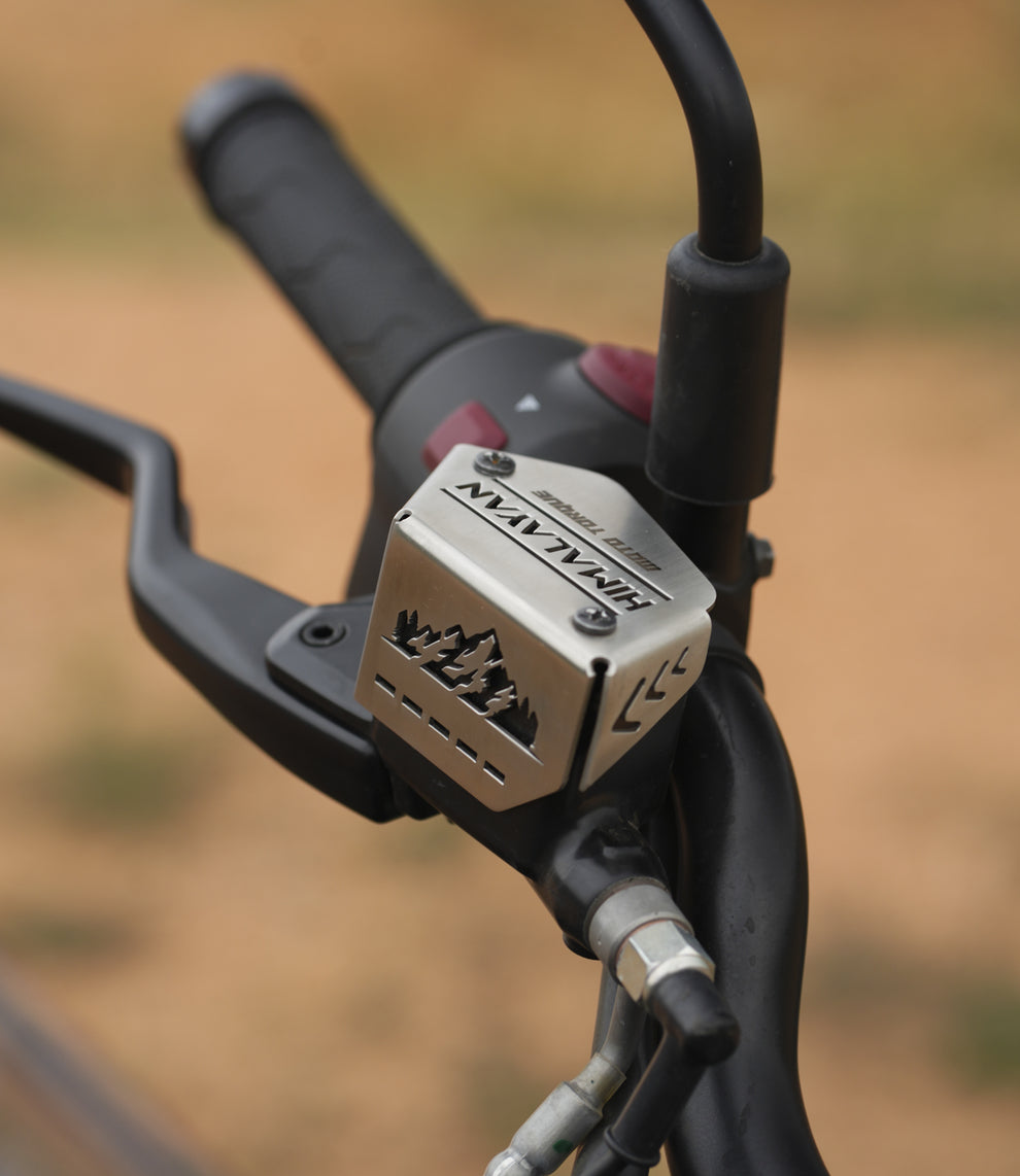 Moto Torque Front Master Cylinder Guard For Royal Enfield Himalayan 450 - Stainless Steel