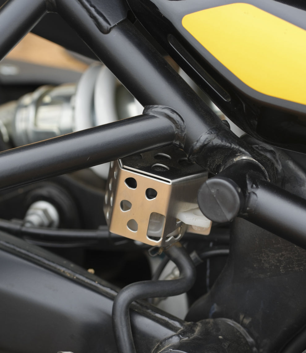 Moto Torque Reservoir Oil Guard For Royal Enfield Himalayan 450 - Stainless Steel