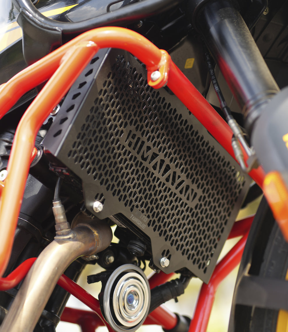 Moto Torque Radiator Guard For Royal Enfield Himalayan 450 - Mild Steel
