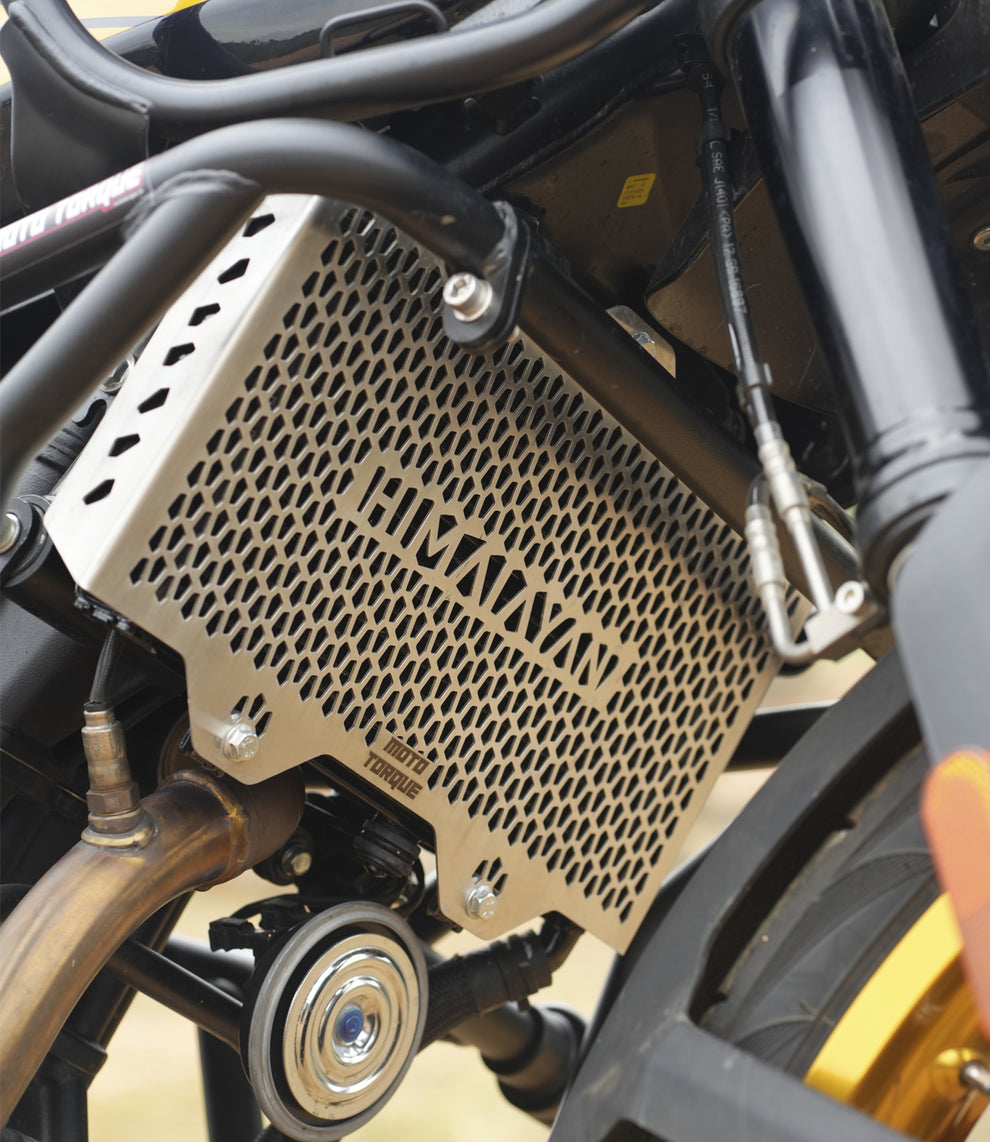 Moto Torque Radiator Guard For Royal Enfield Himalayan 450 - Stainless Steel