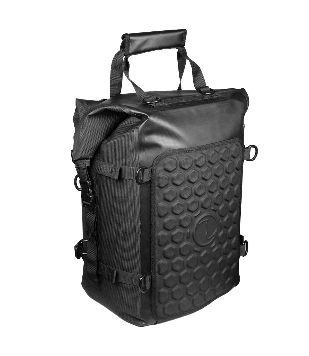Rynox Luggage Stacker Stormproof Universal Motorcycle Tail Bag -  Waterproof Touring, Cargo & Sling Bag, Best Luggage Stacker for Bikes, Best Tail Bag for Bike RIders for Roadtrips, Long touring. This Dry Bag is Waterproof widely used for all Indian Bikes.
