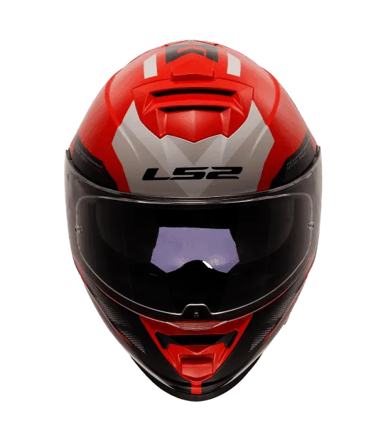 LS2 Storm 2 Kronos Full Face Helmet, Best Affordable Race Helmet in India, Clear Visor Stylish Graphics Helmet safe for indian roads, Top LS2 Helmet in Red White Color for Indian Motorcycle Bikes like Royal Enfield, KTM, Yezdi, Pulsar, Triumph,