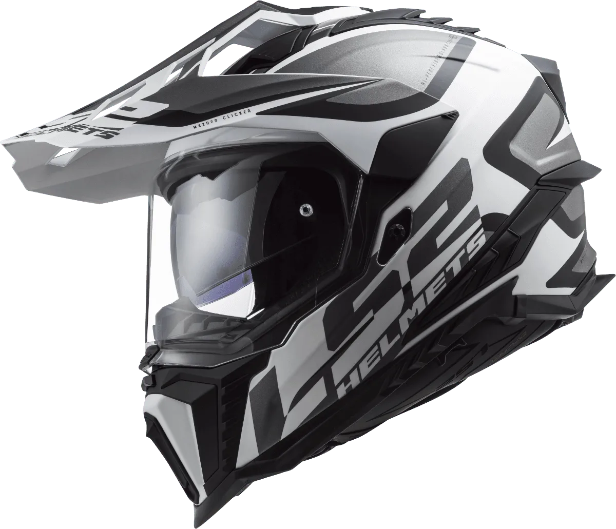 Ls2 Mx701 Explorer Alter Matt Black White Dual Sports Helmet, best black white hemet in India for motorcyle bike