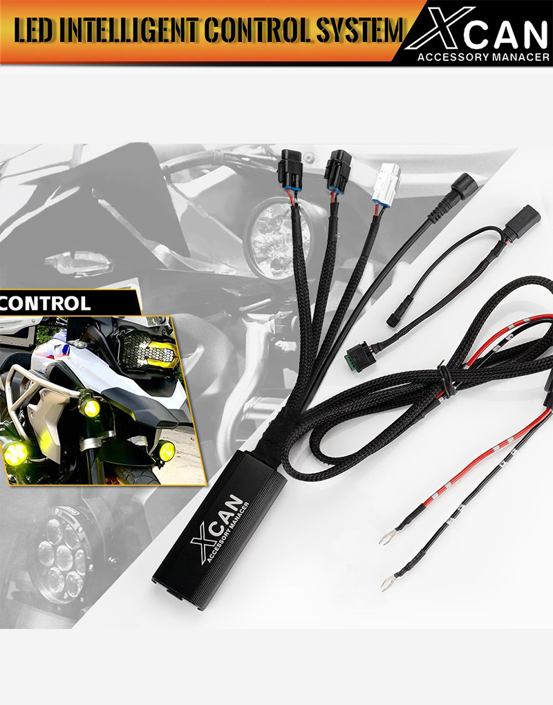 Motorfans BMW X-CAN LED Light Control System for BMW GS/GSA Models