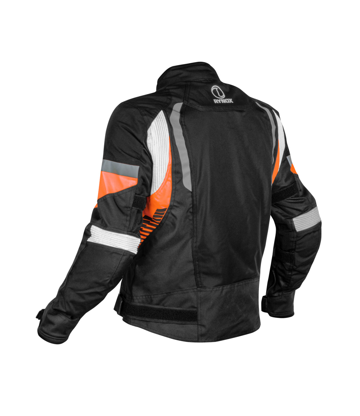 RYNOX Tornado Pro 4 Riding Jacket - CE Level 2 Certified Class A Black Orange Touring Jacket for Bikes in India, Best Riding Jacket for indian motorcycle for road trips. Best Rynx Riding gear in India.