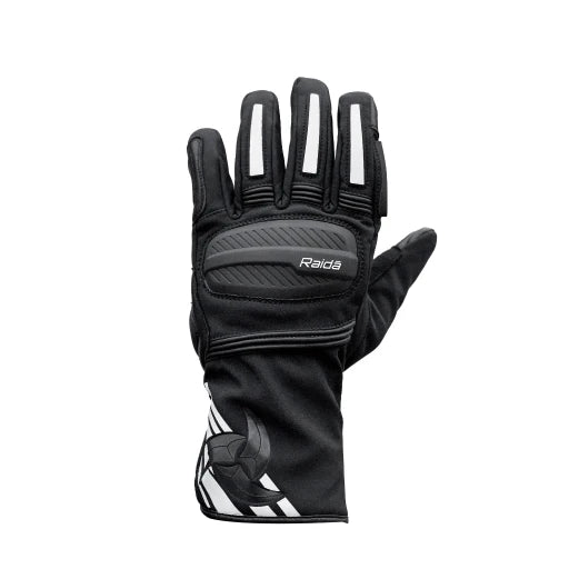 Raida Alps Waterproof Winter Motorcycle Gloves in Balck Color – Thermal, Touchscreen, All-Weather Riding Gloves for Bikers, Best Bike Gloves in India, Best Riding Gloves for Bikers, Black Gloves for Indian Bikes