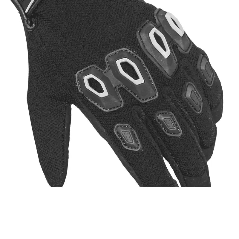 Raida Avantur Mx Riding Gloves in Black White Color– Lightweight, Breathable Off-Road & Street Gloves for Bike Riders, Best Riding Gloves in India for Indian Roads, Road Trips and Long touring, Best Gloves for Off Road Bikes