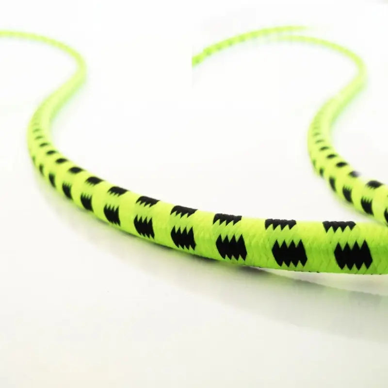 Raida Luggage Utility 8ft Heavy-Duty Premium Bungee Cord in Yellow Black Color| 10mm Thick, High Visibility, Anti-Rust Hooks, Raida Bungee Cords, Best Bungee Cords for Luggage hooking for bike riders, Luggage Accessories for bike riders,