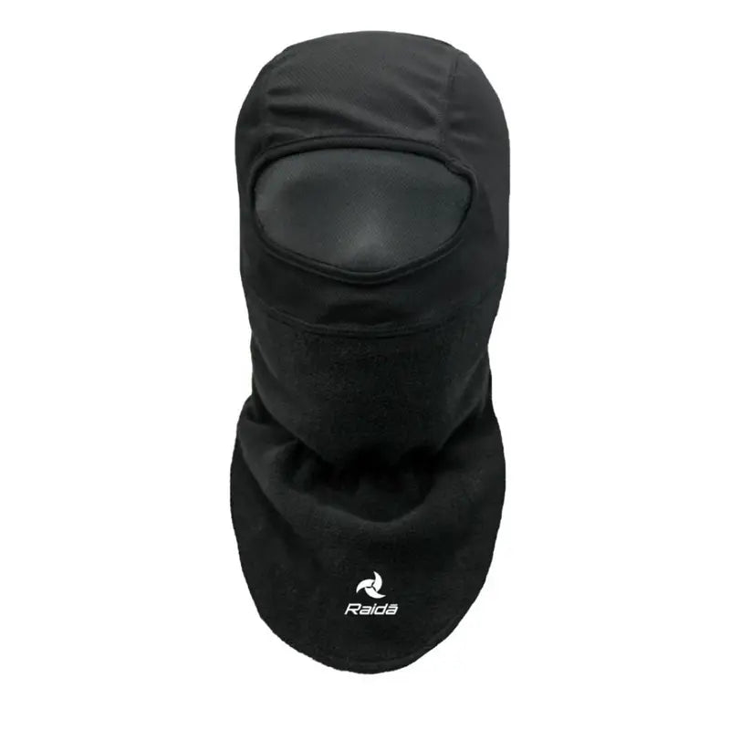 Raida Touring Balaclava in Black Color – Windproof Fleece & Dry-Fit Headgear For Winter Motorcycle Rides, Best Balaclava in India, full face mask for bike riders, face bandana for indian bike riders