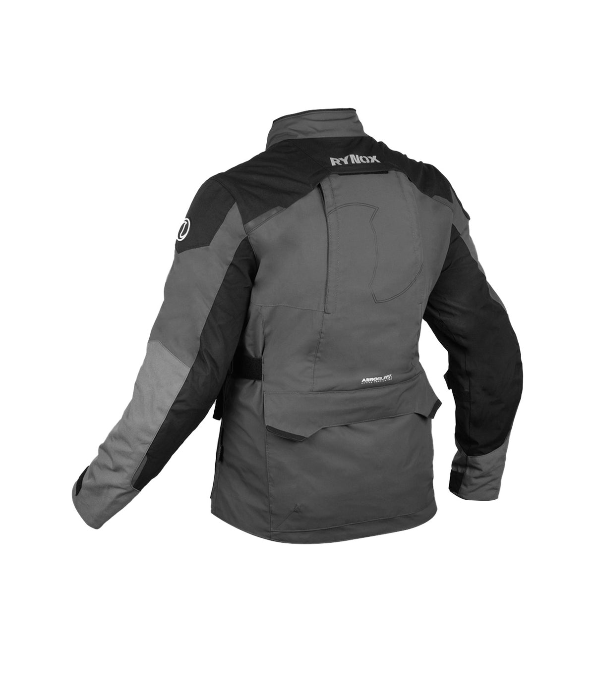 Rynox Advento Pro ADV Riding Jacket in Black Grey Color | CE Level 2 Protection, Lightweight & All-Terrain Touring Jacket, Best Riding Jacket in India for Bike Riders for Indian Roads, Best Touring Jacket for Road Trips and Long Touring specially designed for Indian Motorcycle Bikes