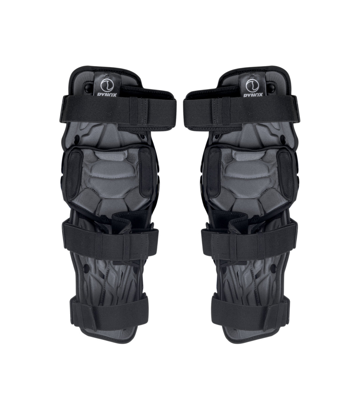 Rynox Bastion Bionic Knee Guards Black Red - Advanced CE Certified Motorcycle Knee Protection, Best Knee Guards in India, Rynox Knee Guards for Indian Bikes, Best Knee Guards for Touring and long road trips, High safety and best quality motorcycle guards for bikes in inda