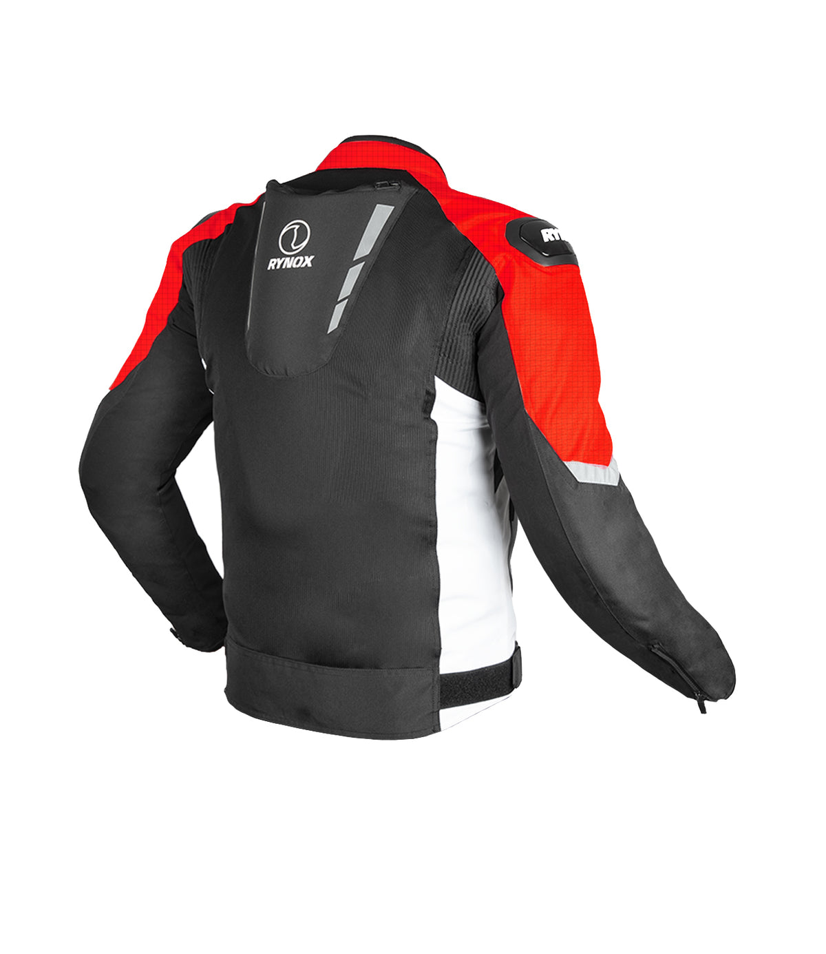 Rynox DELTA GT Sports Riding Jacket in Red Black Color | CE Level 2 Protection, Moto Sport Touring & Summer Mesh Ventilation, Best Riding Gear in India, Best Riding Jackets for Bike riders made for Indian Roads. Motorcycle Jackets for Long touring and road trips