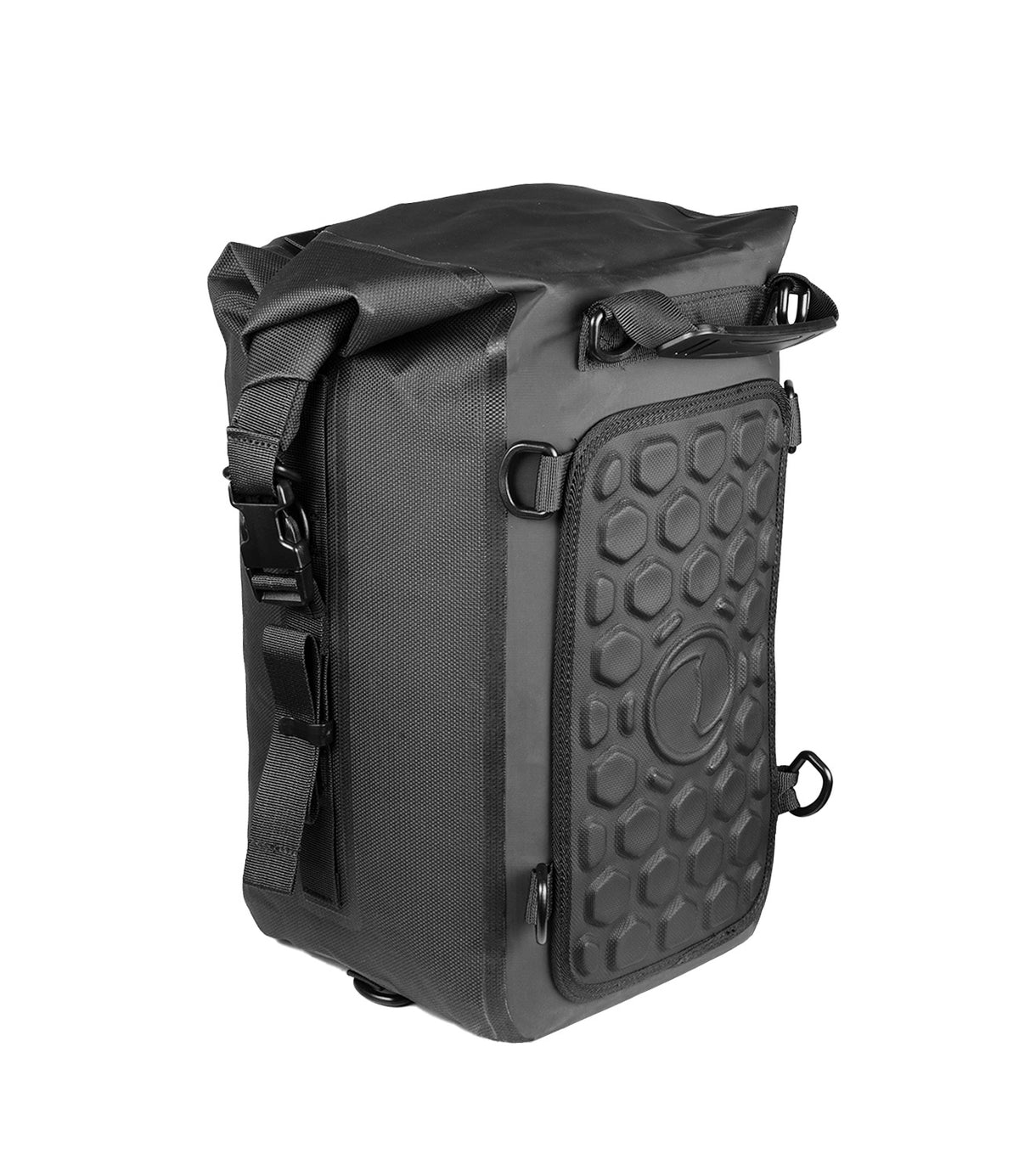 Rynox Luggage Stacker Stormproof Universal Motorcycle Tail Bag -  Waterproof Touring, Cargo & Sling Bag, Best Luggage Stacker for Bikes, Best Tail Bag for Bike RIders for Roadtrips, Long touring. This Dry Bag is Waterproof widely used for all Indian Bikes.