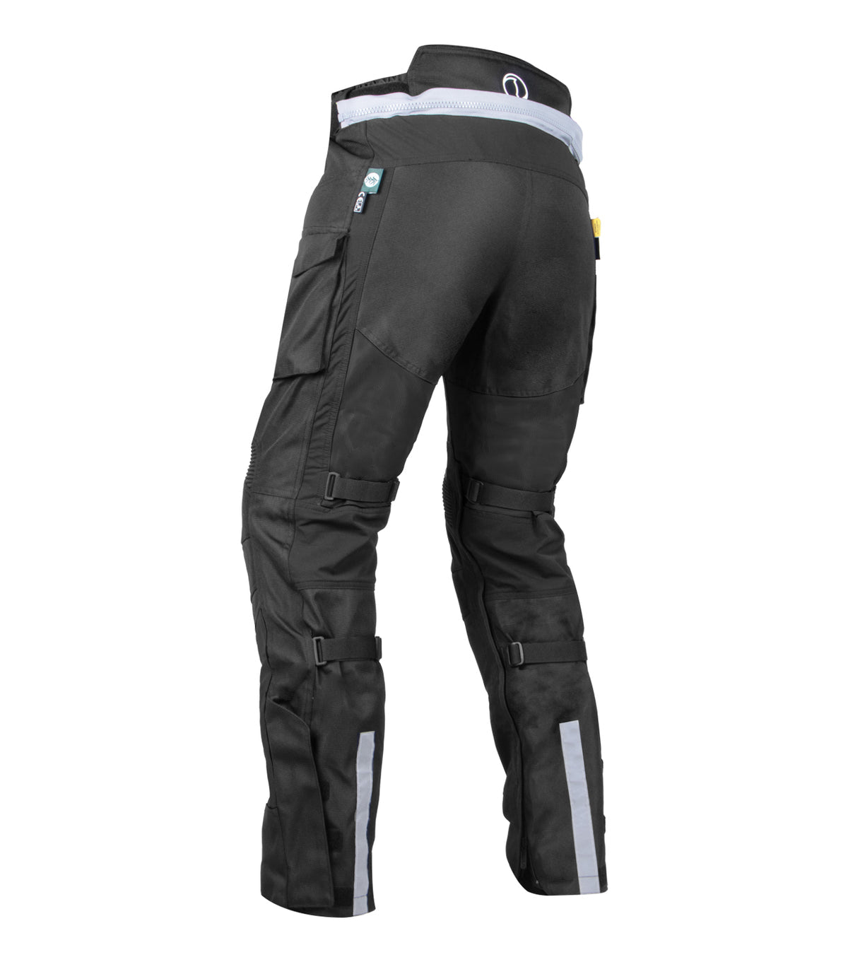 Rynox Stealth Air Pro Black Riding Pants - Adventure Motorcycle Pants with CE Level 2 Protection & Cordura Panels, Best Riding Pants in India, Best Motorcycle Pants with complete safety and protection for Touring, Road Trips and specially made for Indian Roads and Indian Bikes