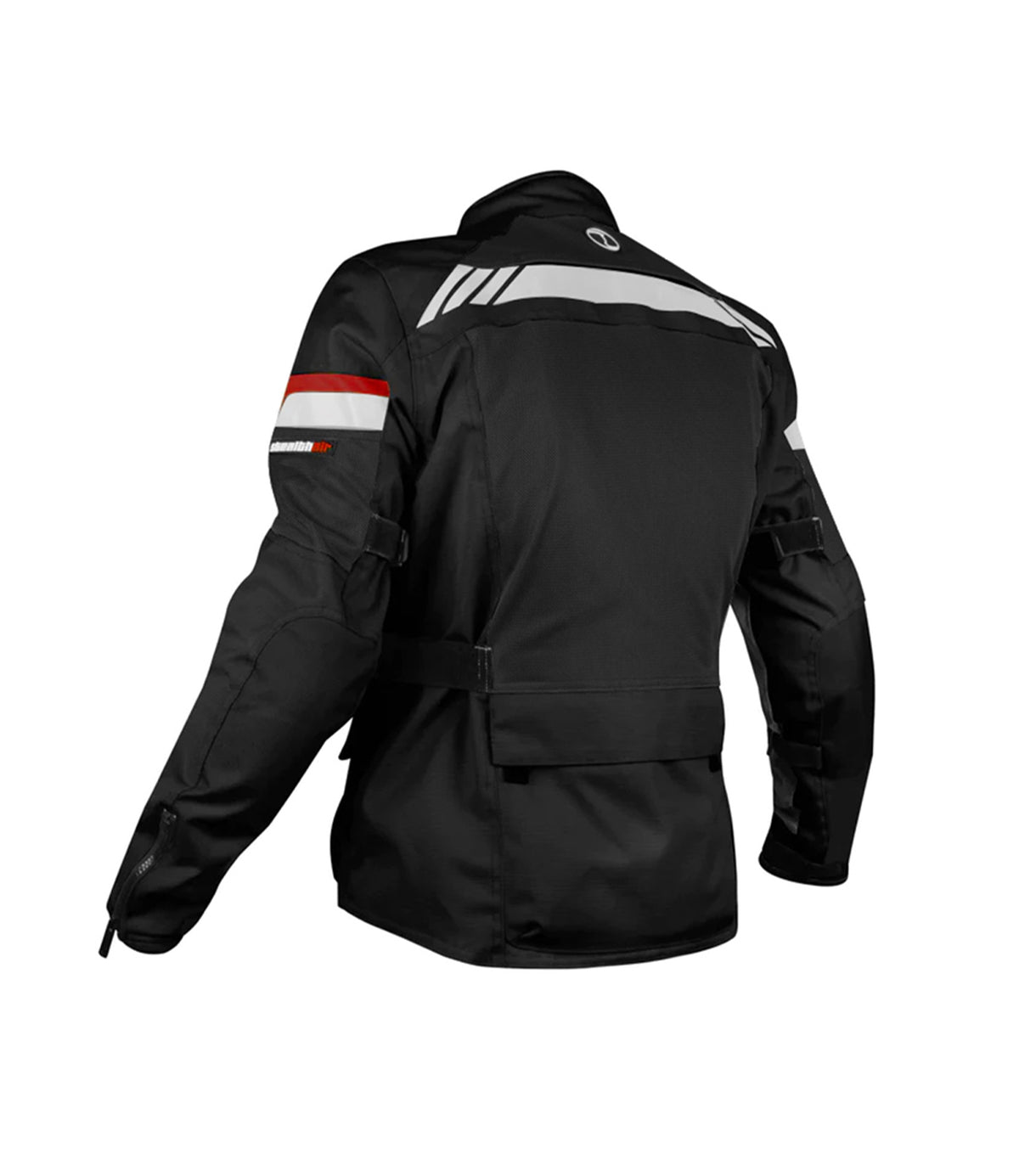 Rynox Stealth Air Pro Riding Jacket with Black Red Stylish Color - CE Level 2 Certified ADV Touring Jacket, Best Riding Jacket in India under 10,000, Safe Riding Gears for Indian Bikes, Best Rynox Riding jacket for motorcyle bikes in india