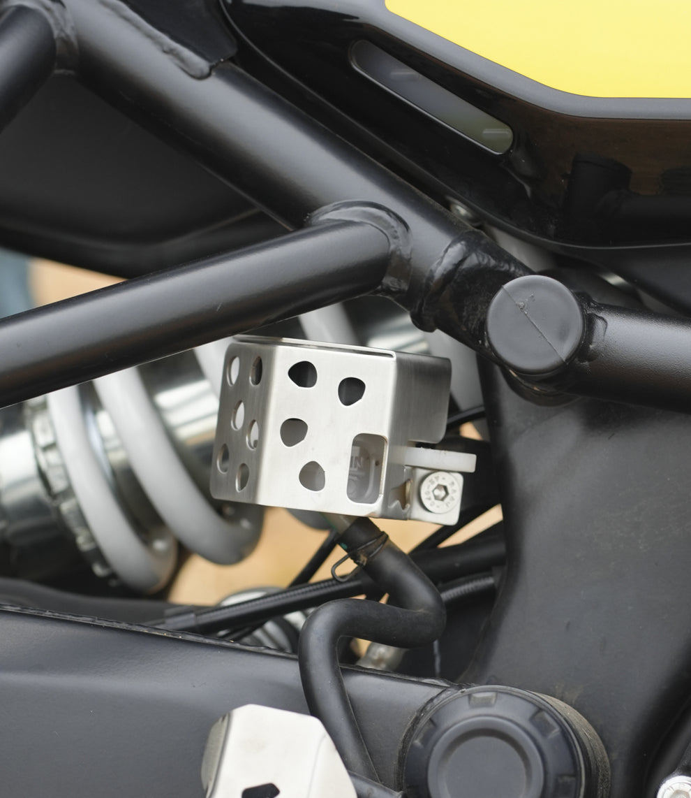 Moto Torque Reservoir Oil Guard For Royal Enfield Himalayan 450 - Stainless Steel