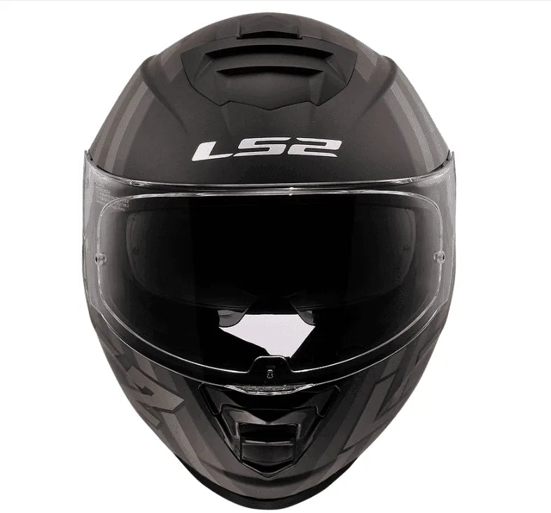Ls2 Ff800 Storm 2 Flag  Full Face Helmet - Gloss Black Grey, Best Helmet in India for bike riders, long touring, road trips, best touring helmets under 15000