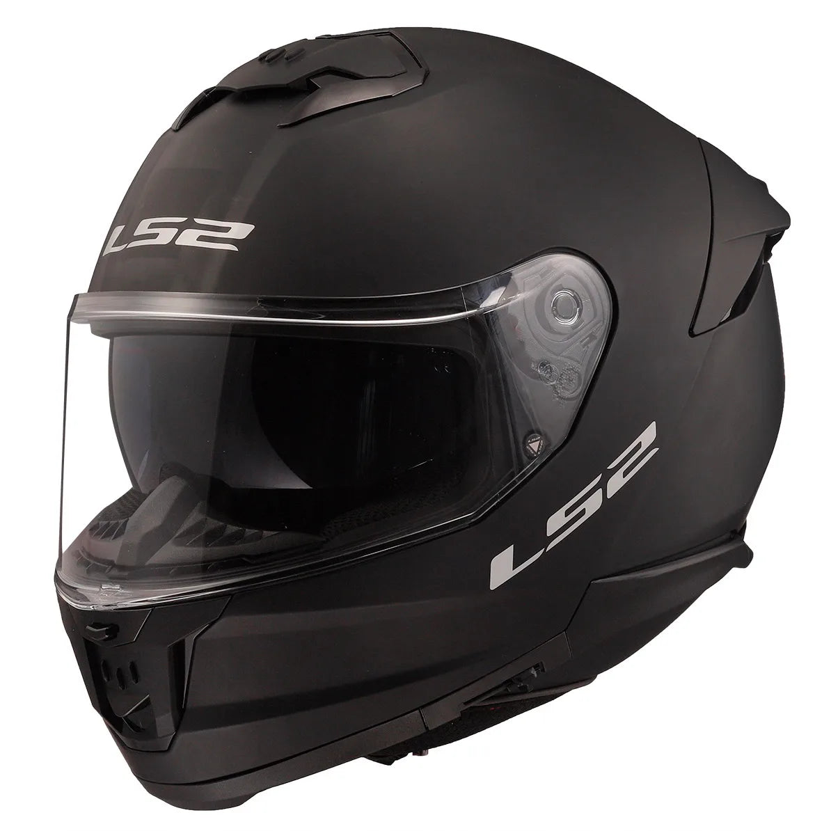 LS2 Stream 2 Full Face Helmet, Best Affordable Race Helmet in India, Clear Visor Stylish Graphics Helmet safe for indian roads, Top LS2 Helmet in Matt Black Color for Indian Motorcycle Bikes like Royal Enfield, KTM, Yezdi, Pulsar, Triumph,