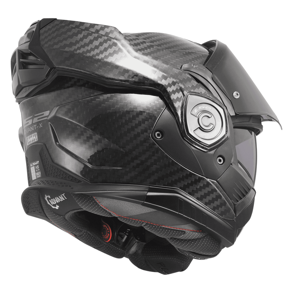LS2 FF901 Advant X Solid Carbon – 100% Carbon Flip‑Up Modular Helmet | Ece 22.06 & ISI Certified, Best Helmet in India, Safest Helmet in India for Bike Riders, Premium Helmet in India, Road trips, long touring, modular helmet in india